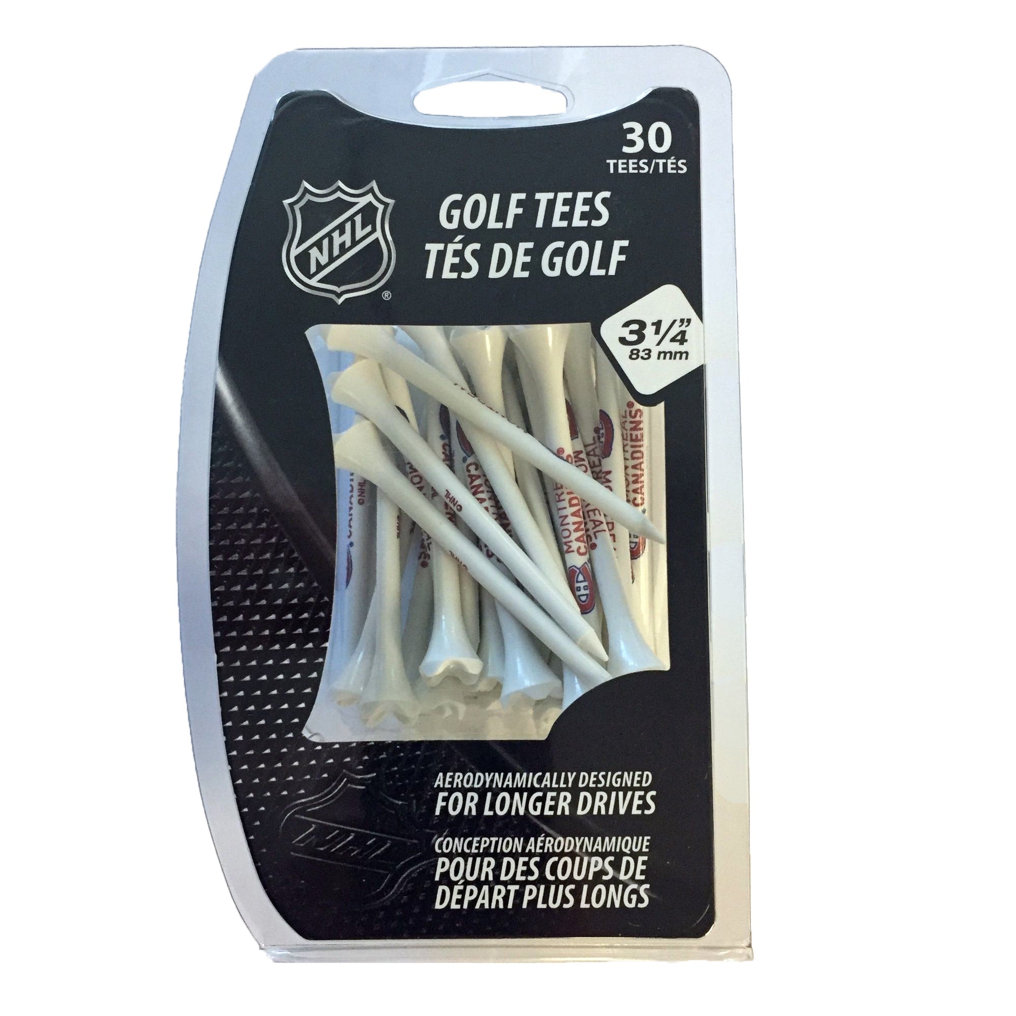 Paquet de 30 t-shirts de golf Evot Performance NHL des Canadiens de Montréal