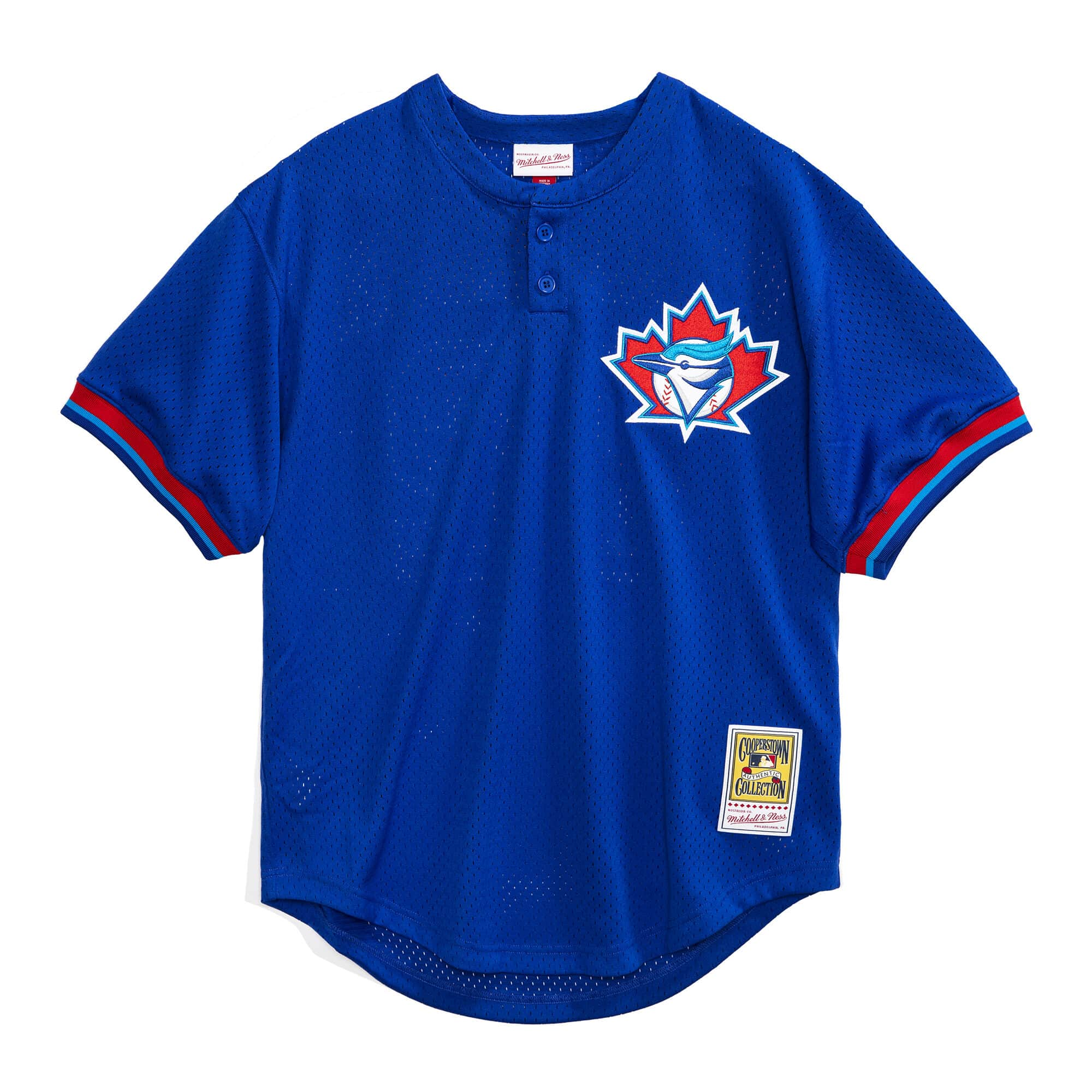 Roy Halladay Toronto Blue Jays MLB Mitchell & Ness Maillot BP authentique bleu royal pour hommes