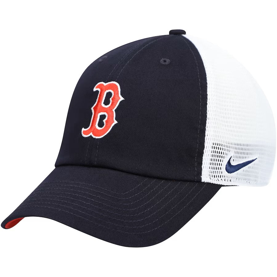 Boston Red Sox MLB Nike Men's Navy Heritage 86 Trucker Adjustable Hat