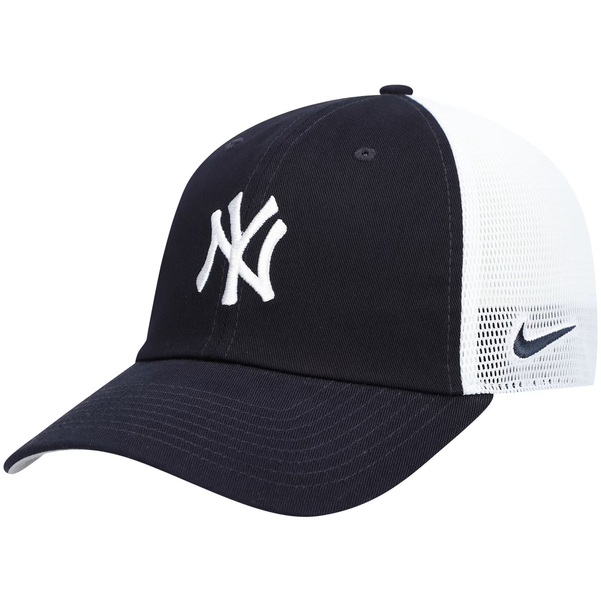 New York Yankees Nike Dri-Fit MLB Heritage 86 Navy & White Mesh  Adjustable Hat