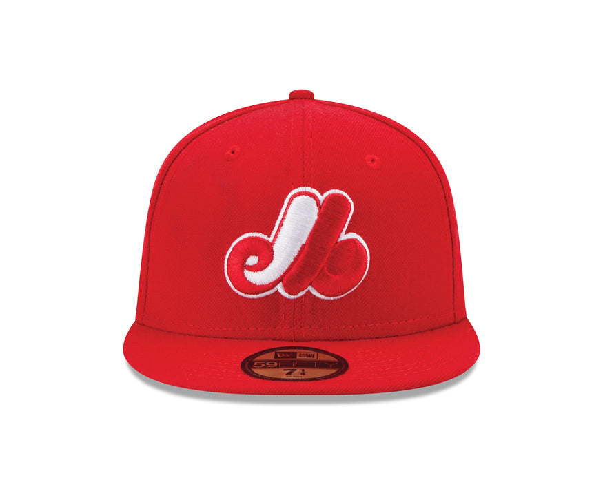 Montreal Expos MLB New Era Men's Red 59Fifty Cooperstown Fitted Hat —  canadiensboutique.com