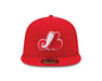 Montreal Expos MLB New Era Men's Red 59Fifty Cooperstown Fitted Hat