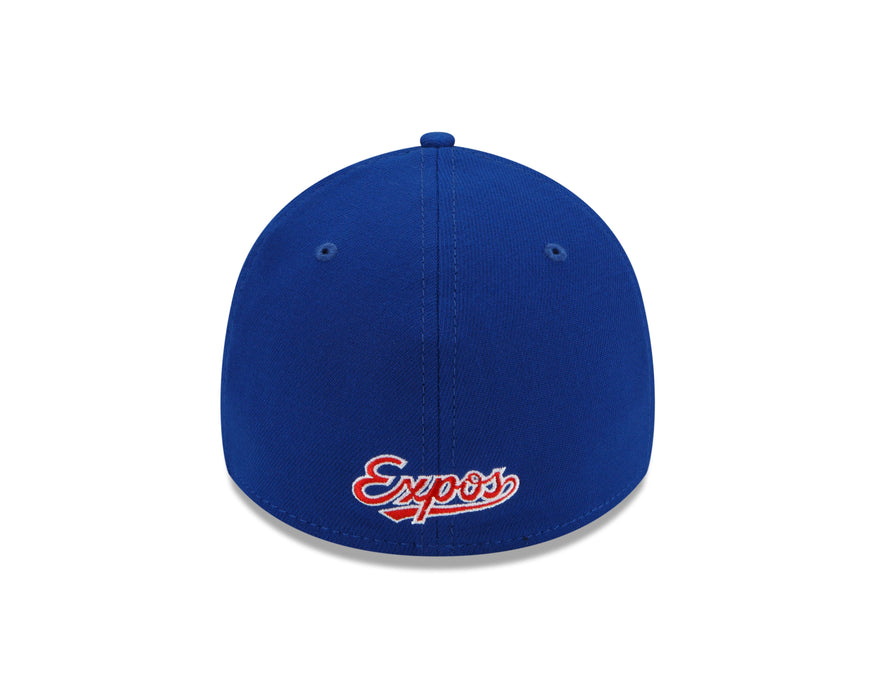 Montreal Expos MLB New Era Men's Royal Blue 39Thirty Team Classic Stretch Fit Hat