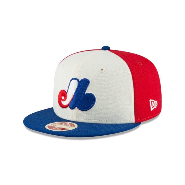 Montreal Expos MLB New Era Men's Tricolor 59Fifty 1982 Cooperstown All Star Game Fitted Hat