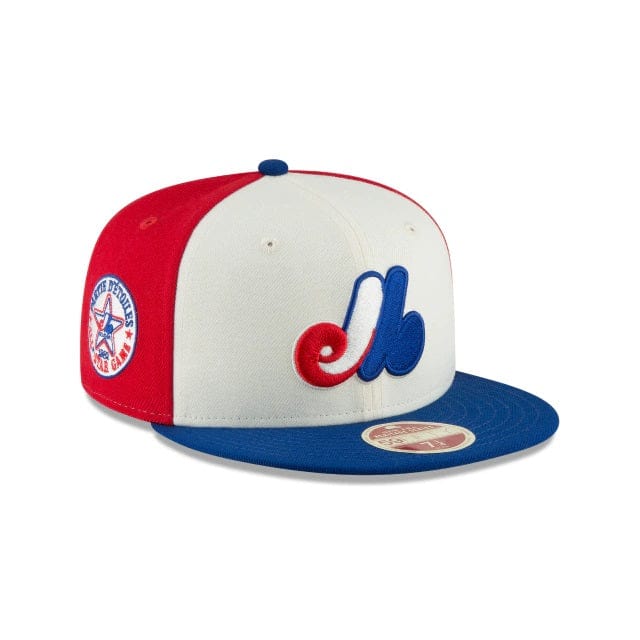 Montreal Expos MLB New Era Men's Tricolor 59Fifty 1982 Cooperstown All Star Game Fitted Hat