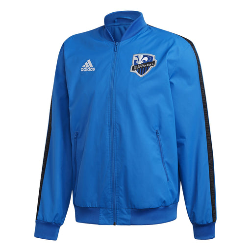 Montreal Impact MLS Adidas Men's Blue Anthem Full Zip Jacket
