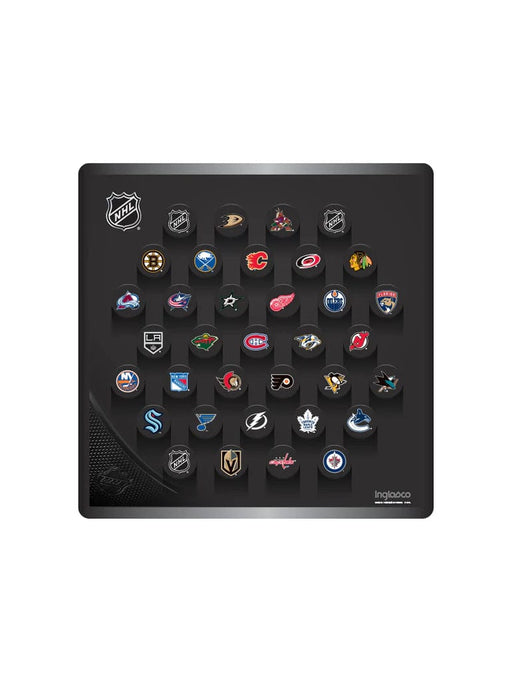 NHL Inglasco 32 Teams Basic Logo Hockey Mini Puck Wall Plaque