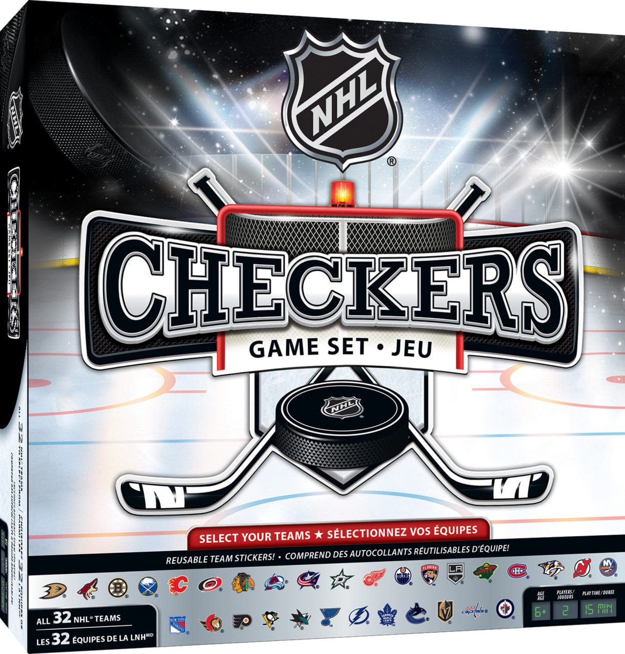 NHL Masterpieces League Checkers Game