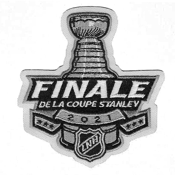 Montreal's Stanley Cup Finals Patches, Officially French : r/hockey