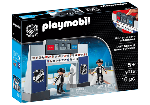 NHL Playmobil Clock with 2 Referees