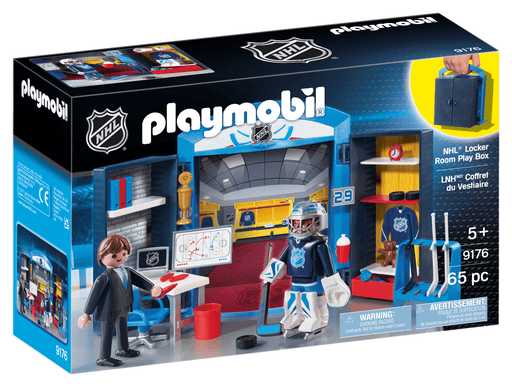 NHL Playmobil Locker Room Play Box