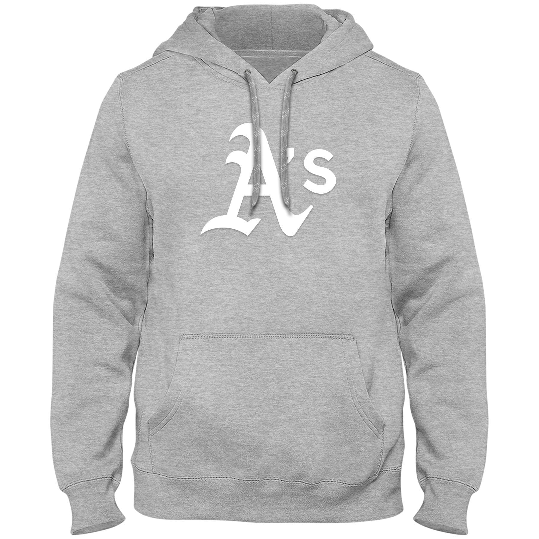 Oakland Athletics MLB Bulletin Men's Athletic Grey Express Twill Logo Hoodie