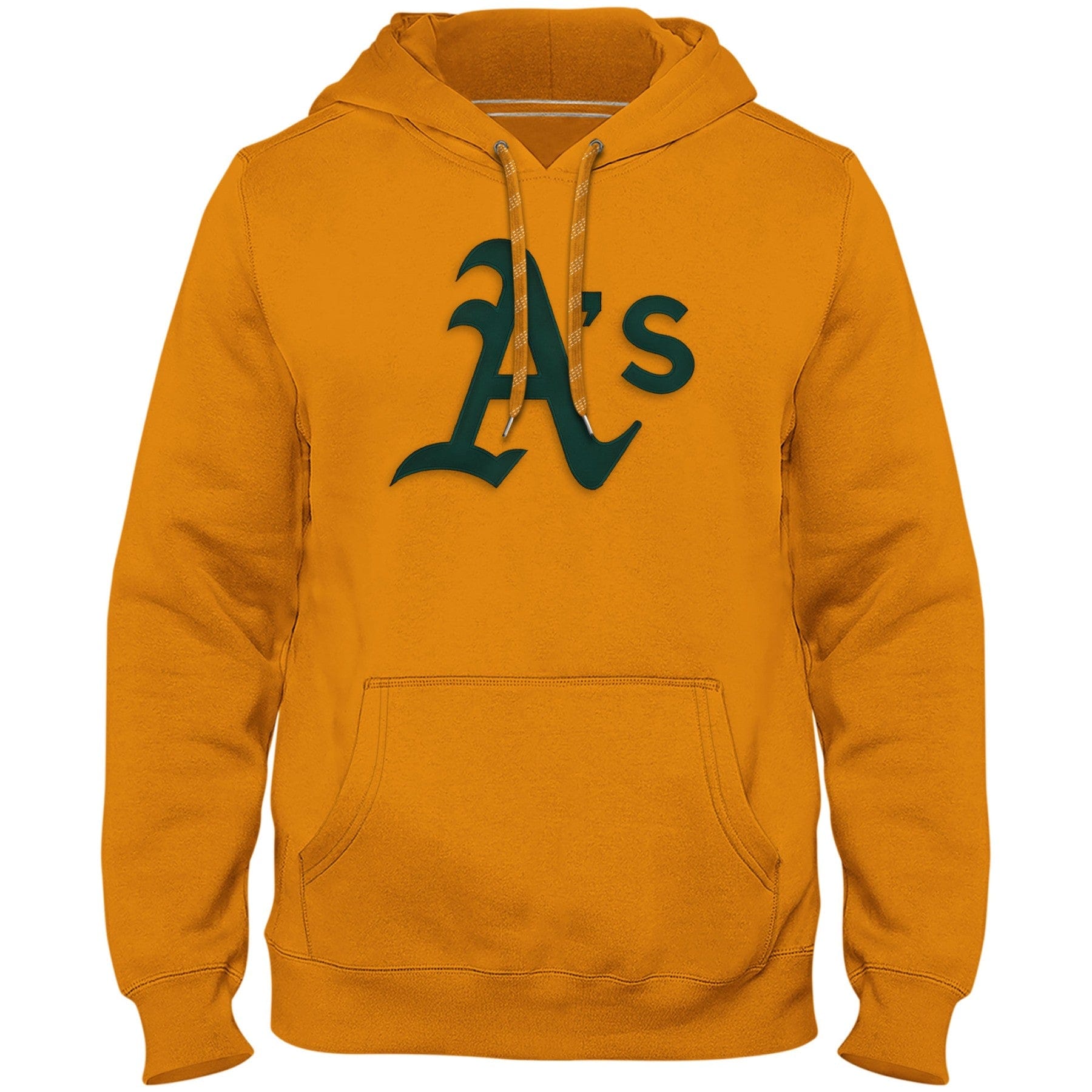 Oakland Athletics MLB Bulletin Men's Gold Express Twill Logo Hoodie