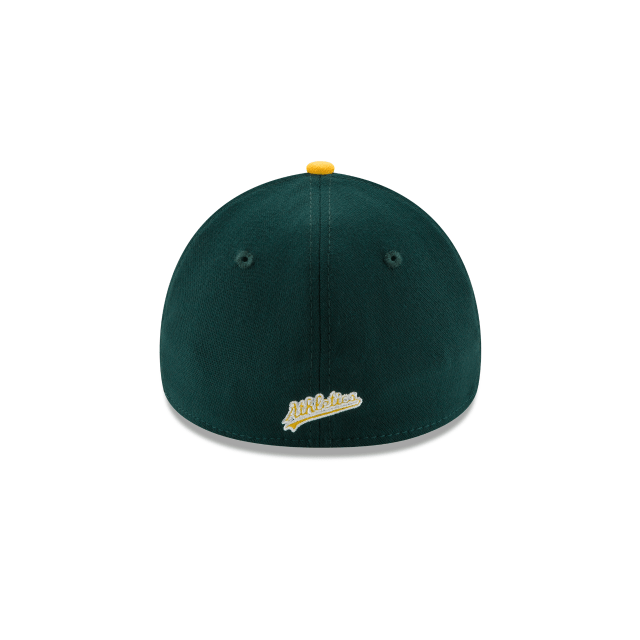 Oakland Athletics MLB New Era Men's Green/Yellow 39Thirty Team Classic Stretch Fit Hat