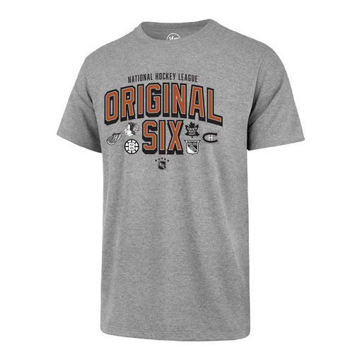 Original Six NHL 47 Brand Men's Grey Echo T-Shirt