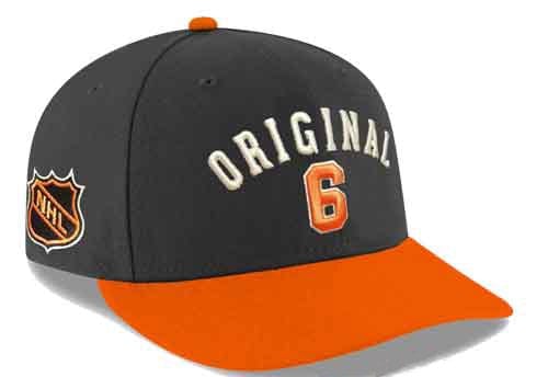 Original Six NHL American Needle Men's Orange/Black Tradition Snapback