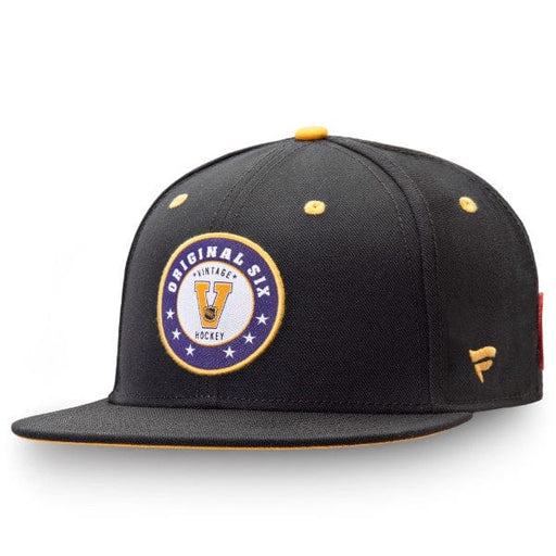 Men's NHL Fanatics Branded Black Original Six Snapback Hat