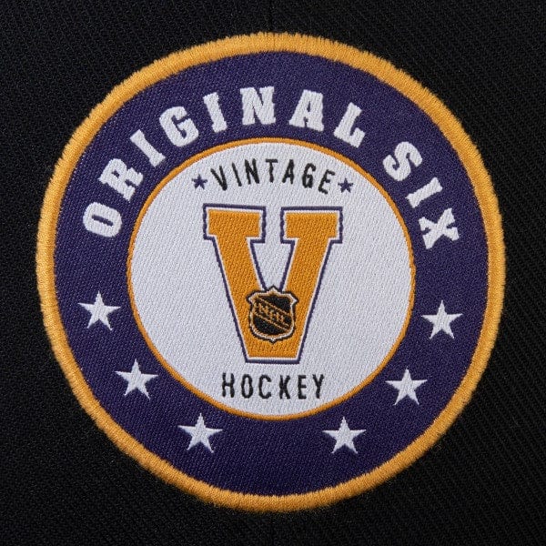 Original Six NHL Fanatics Branded Men's Black Vintage Snapback