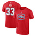 Patrick Roy Montreal Canadiens NHL Fanatics Branded Men's Red Alumni Authentic T-Shirt