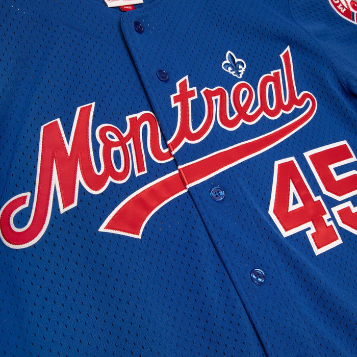 Pedro Martinez Montreal Expos Mitchell & Ness Authentic BP Jersey —
