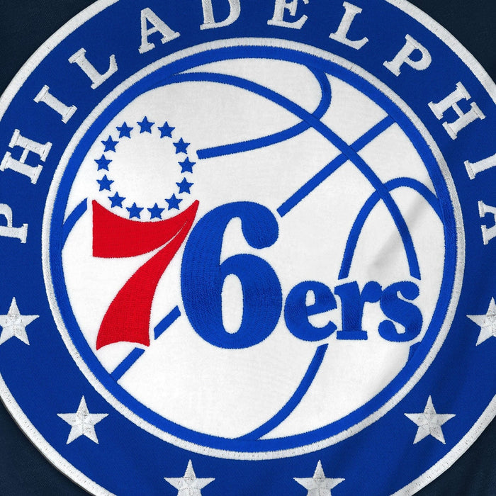Philadelphia 76ers NBA Bulletin Men's Navy Express Twill Logo Hoodie
