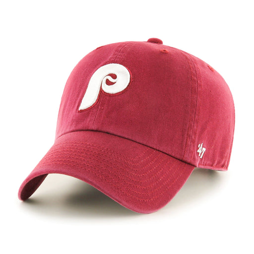 Philadelphia Phillies MLB 47 Brand Men's Red Vintage Clean Up Adjustable Hat