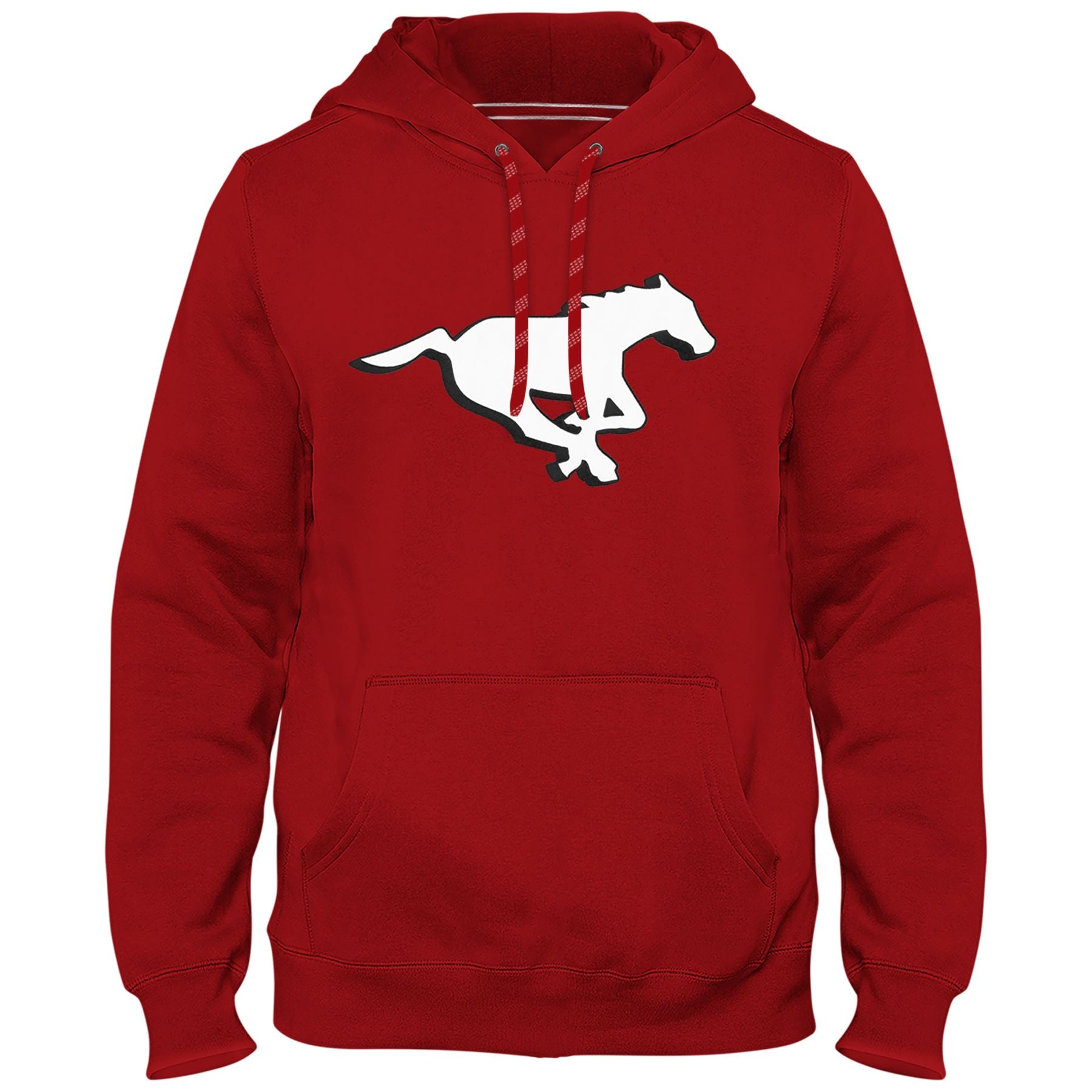 Sweat à capuche rouge avec logo en sergé Express pour hommes, Stampeders de Calgary, CFL Bulletin