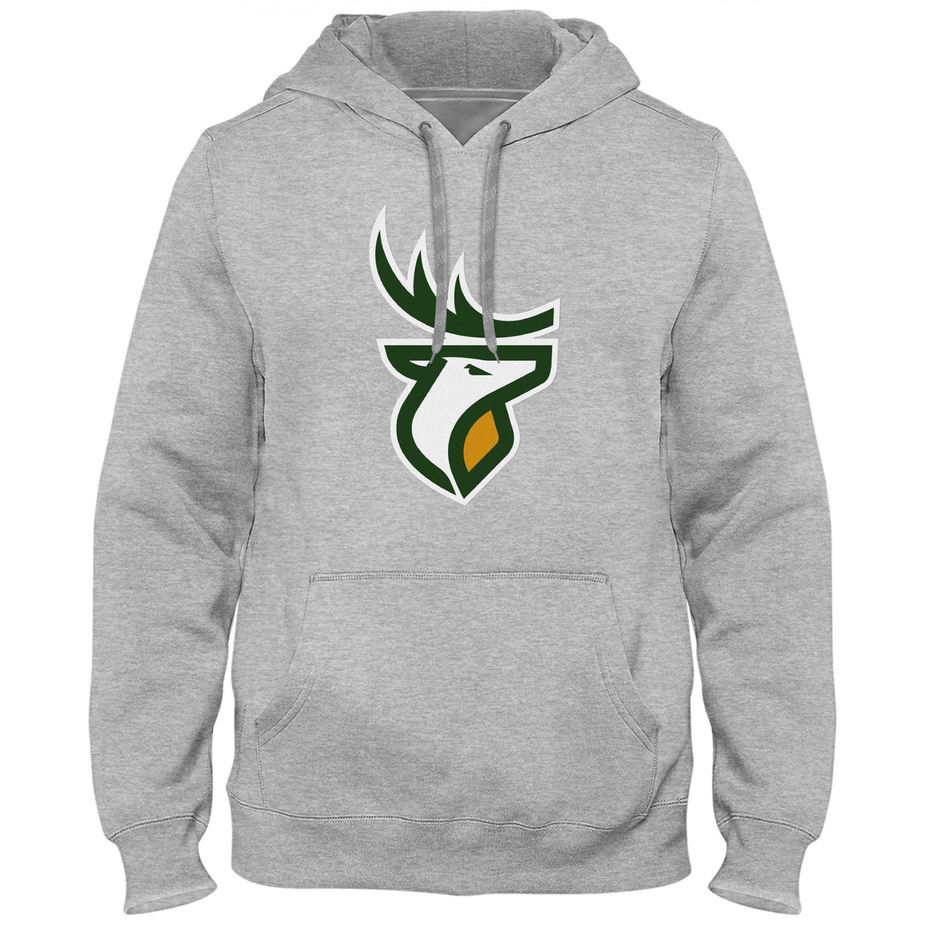 Edmonton Elks CFL Bulletin Sweat à capuche avec logo en sergé Express gris athlétique pour hommes