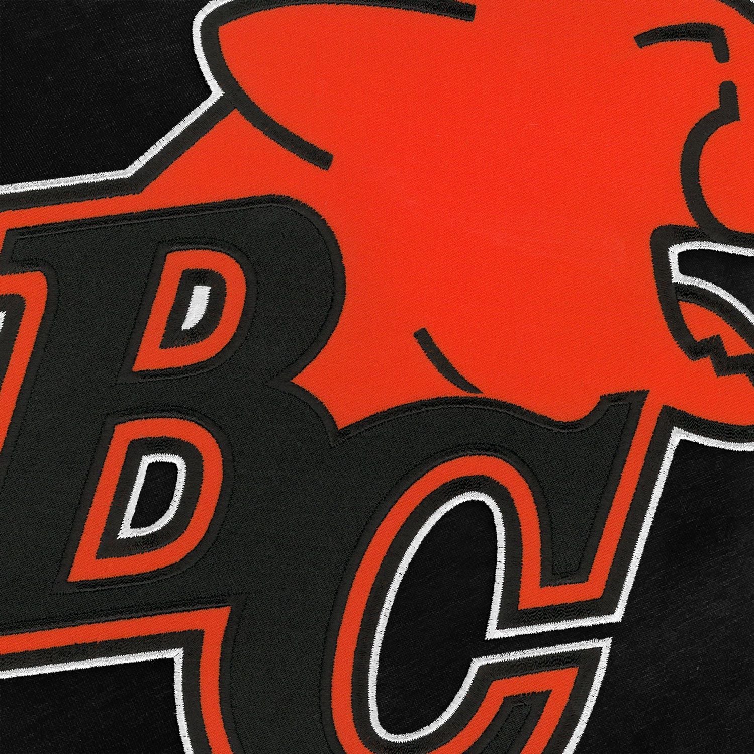 Sweat à capuche noir avec logo en sergé Express pour hommes, BC Lions CFL Bulletin