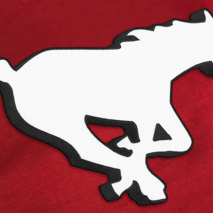 Calgary Stampeders CFL Bulletin Men's Red Express Twill Logo Hoodie