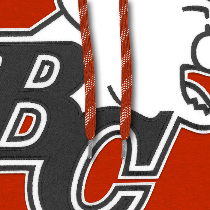 B.C Lions CFL Bulletin Men's Orange Shadow Express Twill Logo Hoodie