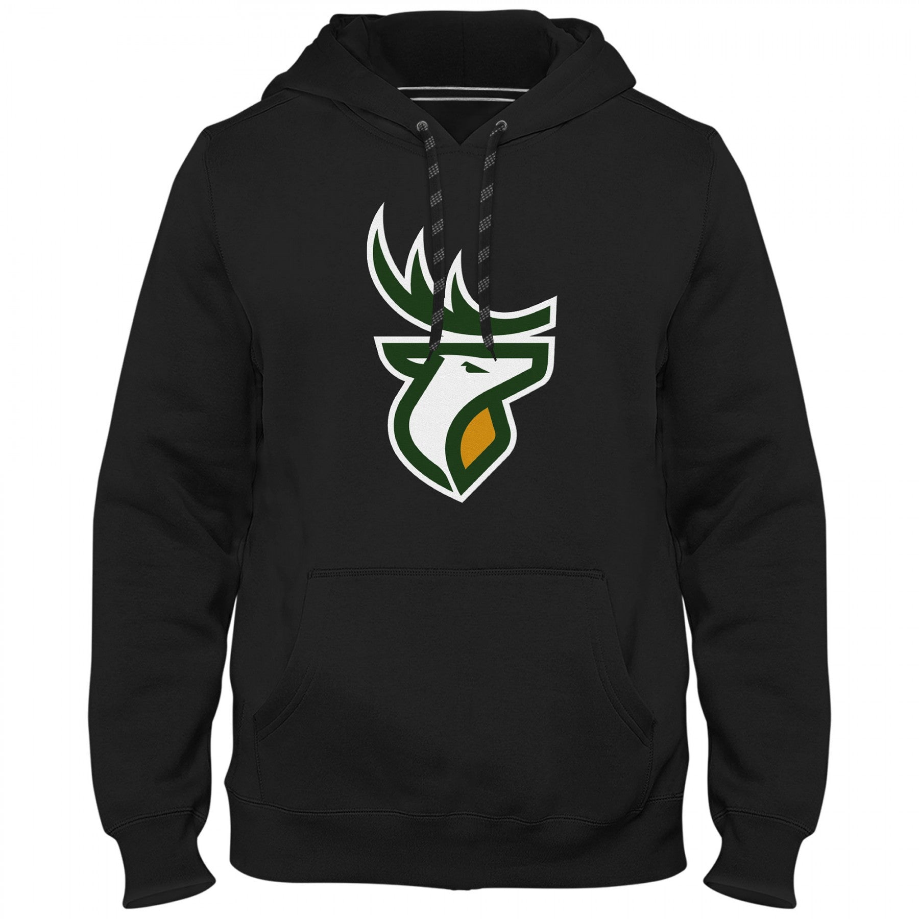 Edmonton Elks CFL Bulletin Men's Black Express Twill Logo Hoodie