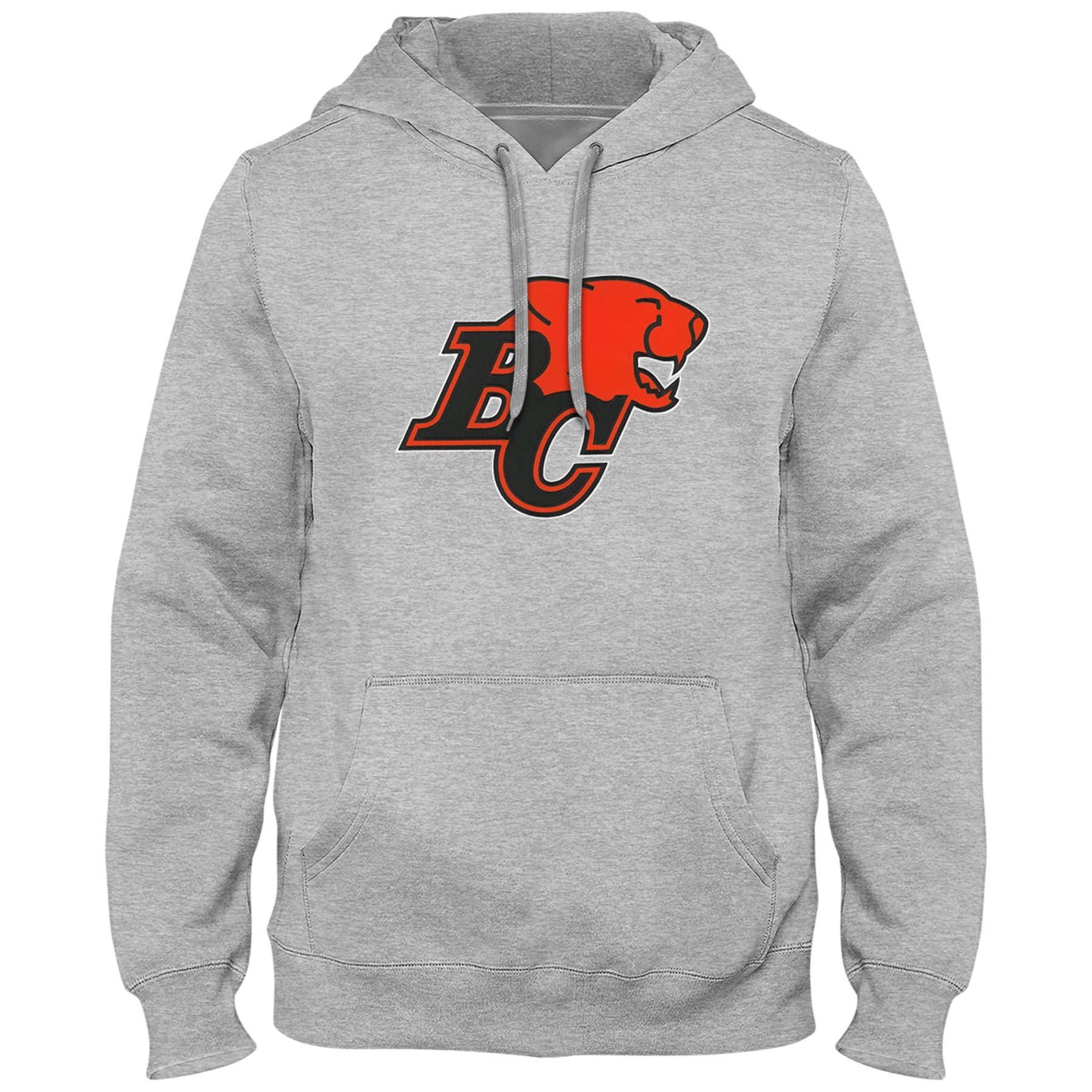 Sweat à capuche avec logo en sergé Express gris athlétique pour hommes, BC Lions CFL Bulletin