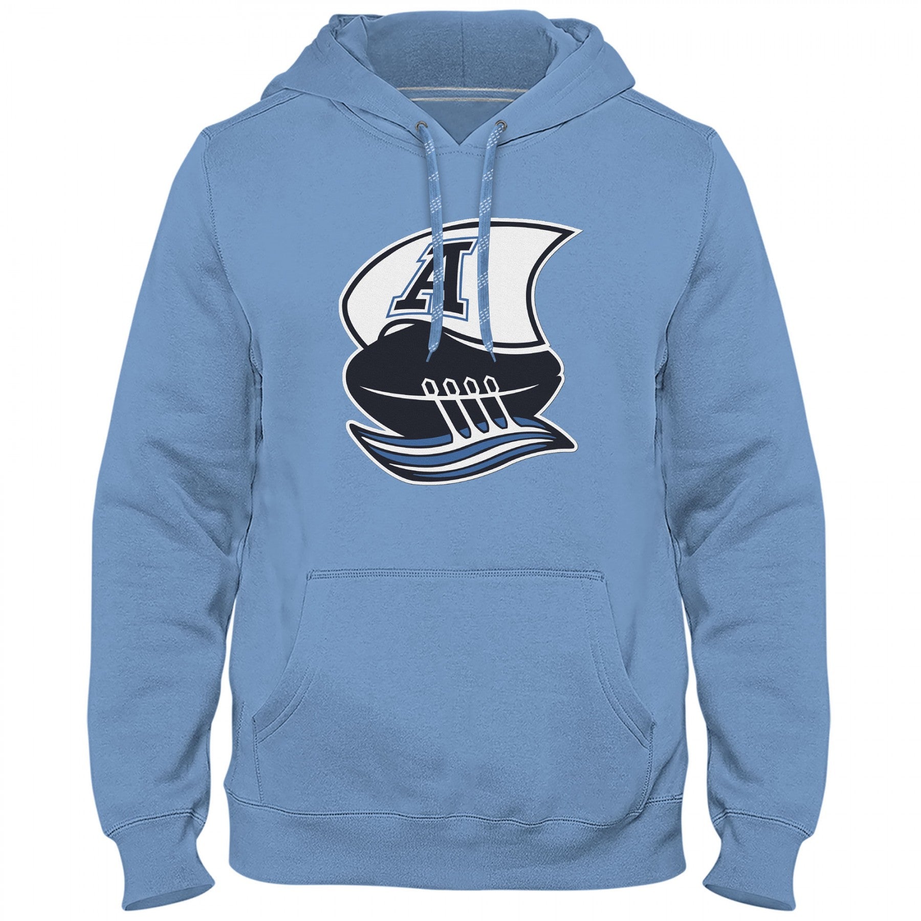 Toronto Argonauts CFL Bulletin Men's Light Blue Express Twill Logo Hoodie