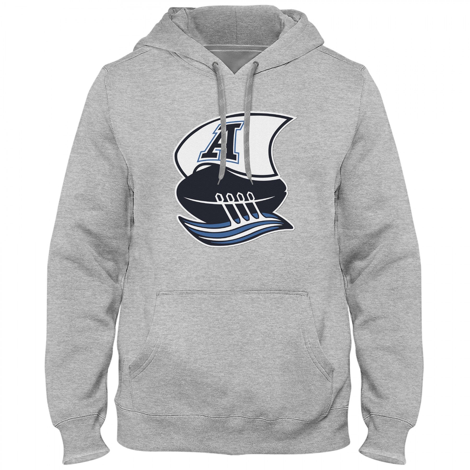 Sweat à capuche avec logo en sergé Express gris athlétique pour hommes, Argonauts de Toronto, CFL Bulletin