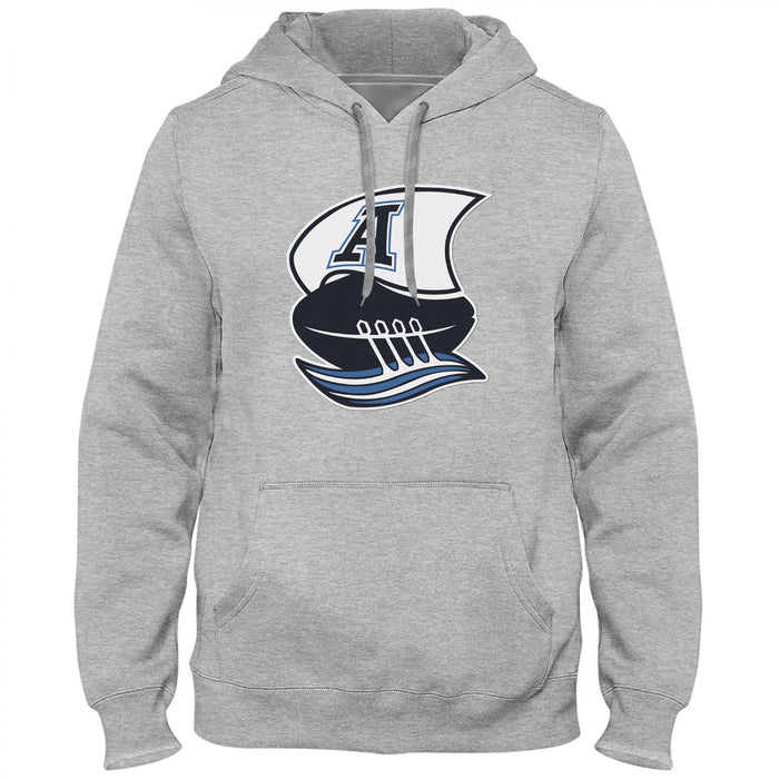 Toronto Argonauts CFL Bulletin Men's Athletic Grey Express Twill Logo Hoodie