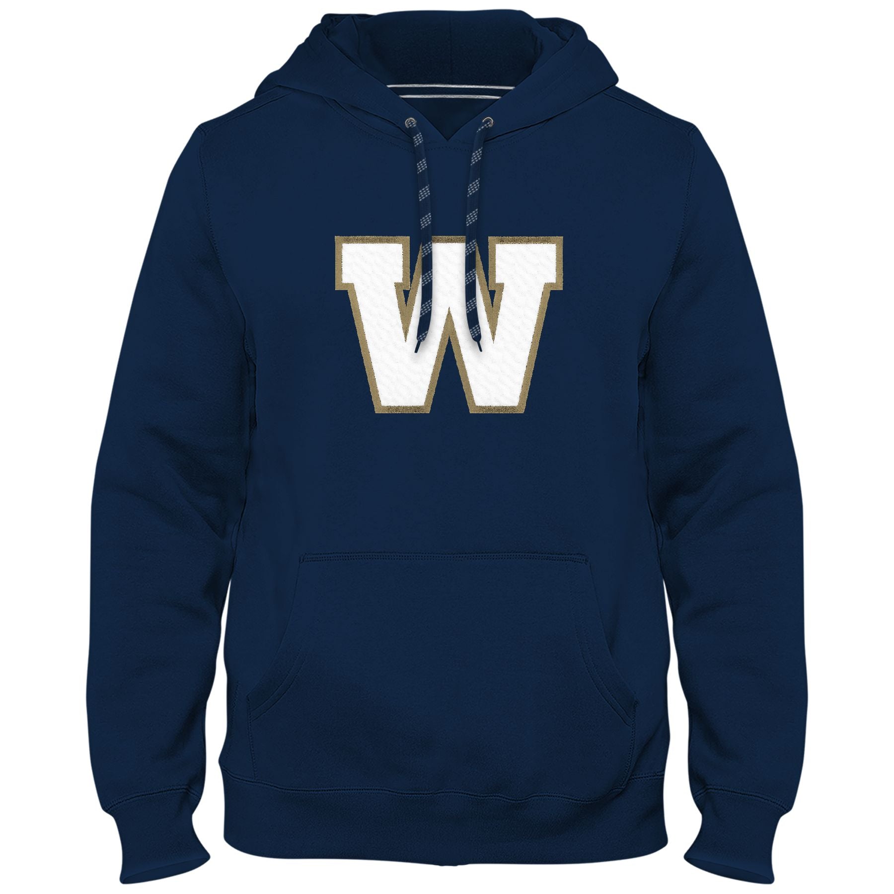 Sweat à capuche avec logo en sergé bleu marine Express CFL Bulletin des Blue Bombers de Winnipeg pour hommes