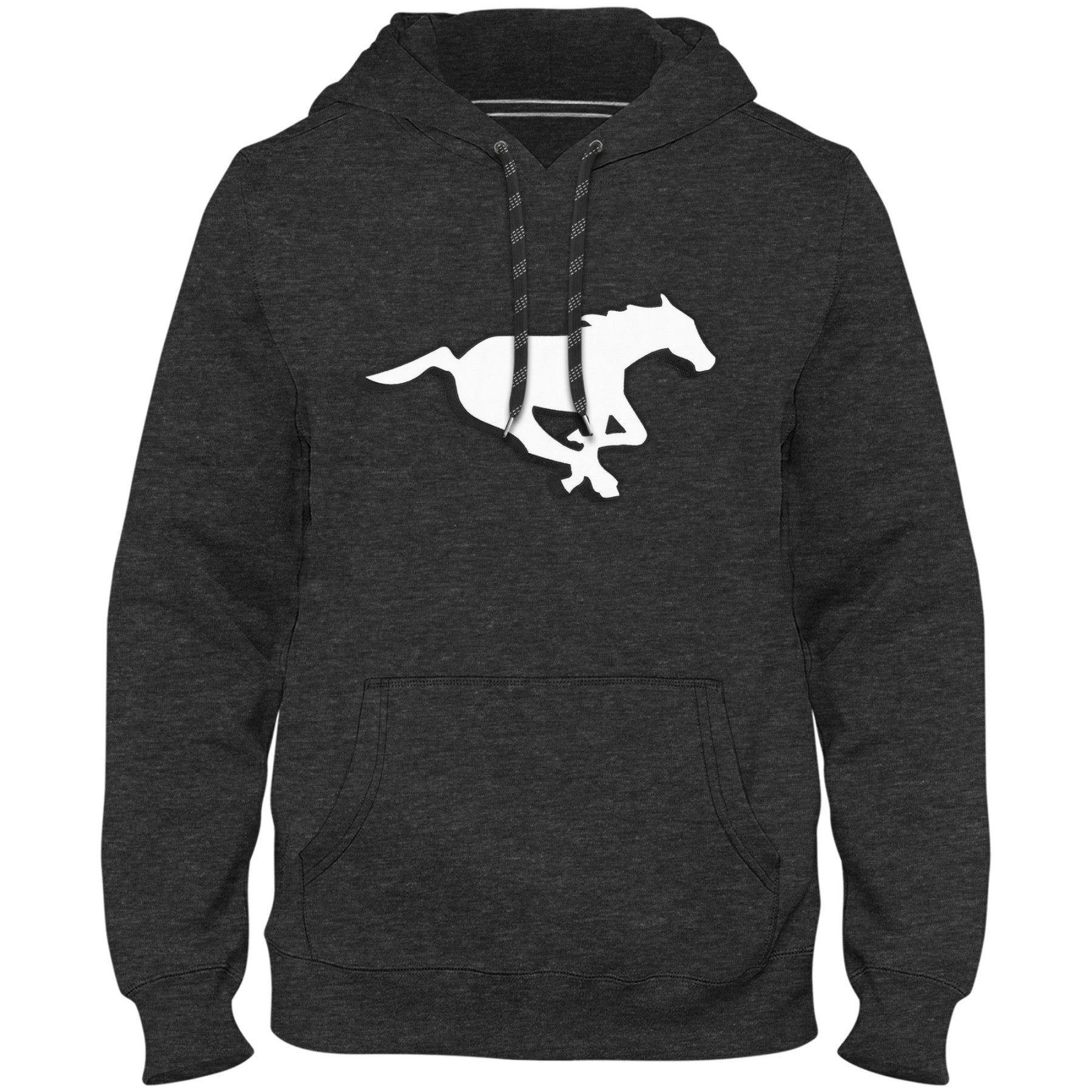 Calgary Stampeders CFL Bulletin Men's Charcoal Express Twill Logo Hoodie