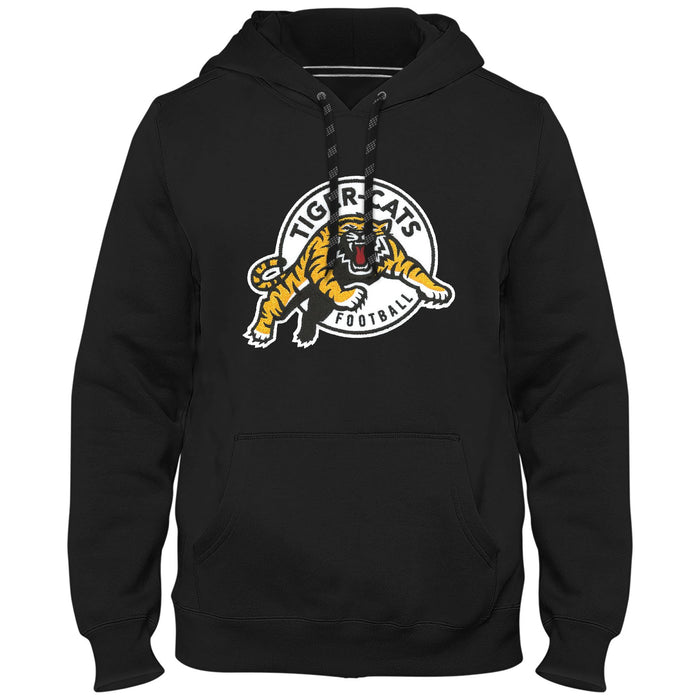 Hamilton Tiger-Cats CFL Bulletin Men's Black Express Twill Logo Hoodie