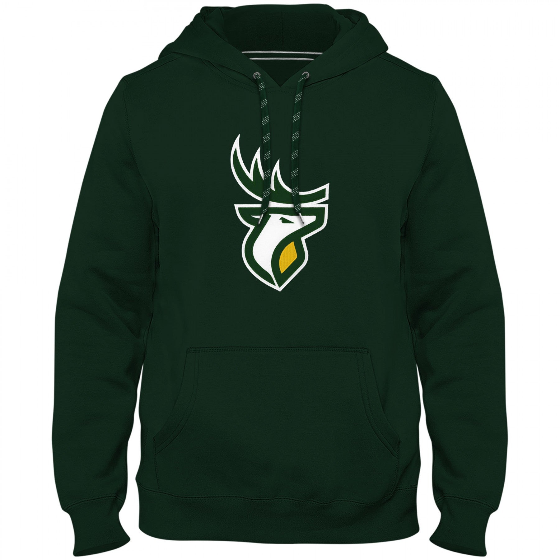 Edmonton Elks CFL Bulletin Men's Forest Green Express Twill Logo Hoodie