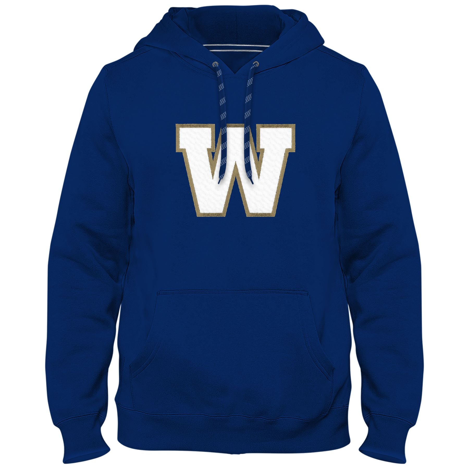 Sweat à capuche avec logo en sergé Royal Blue Express des Blue Bombers de Winnipeg CFL Bulletin pour hommes