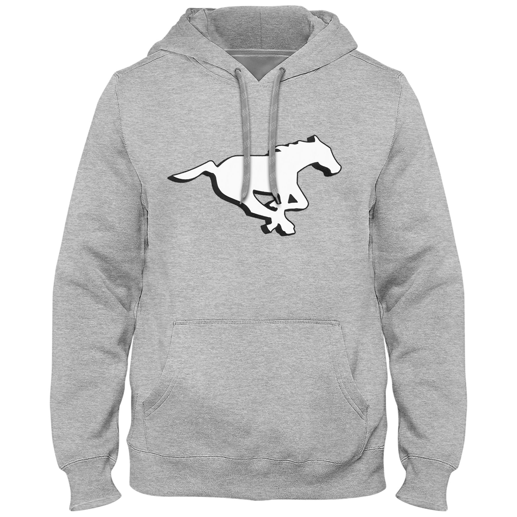 Calgary Stampeders CFL Bulletin Men's Athletic Grey Express Twill Logo Hoodie