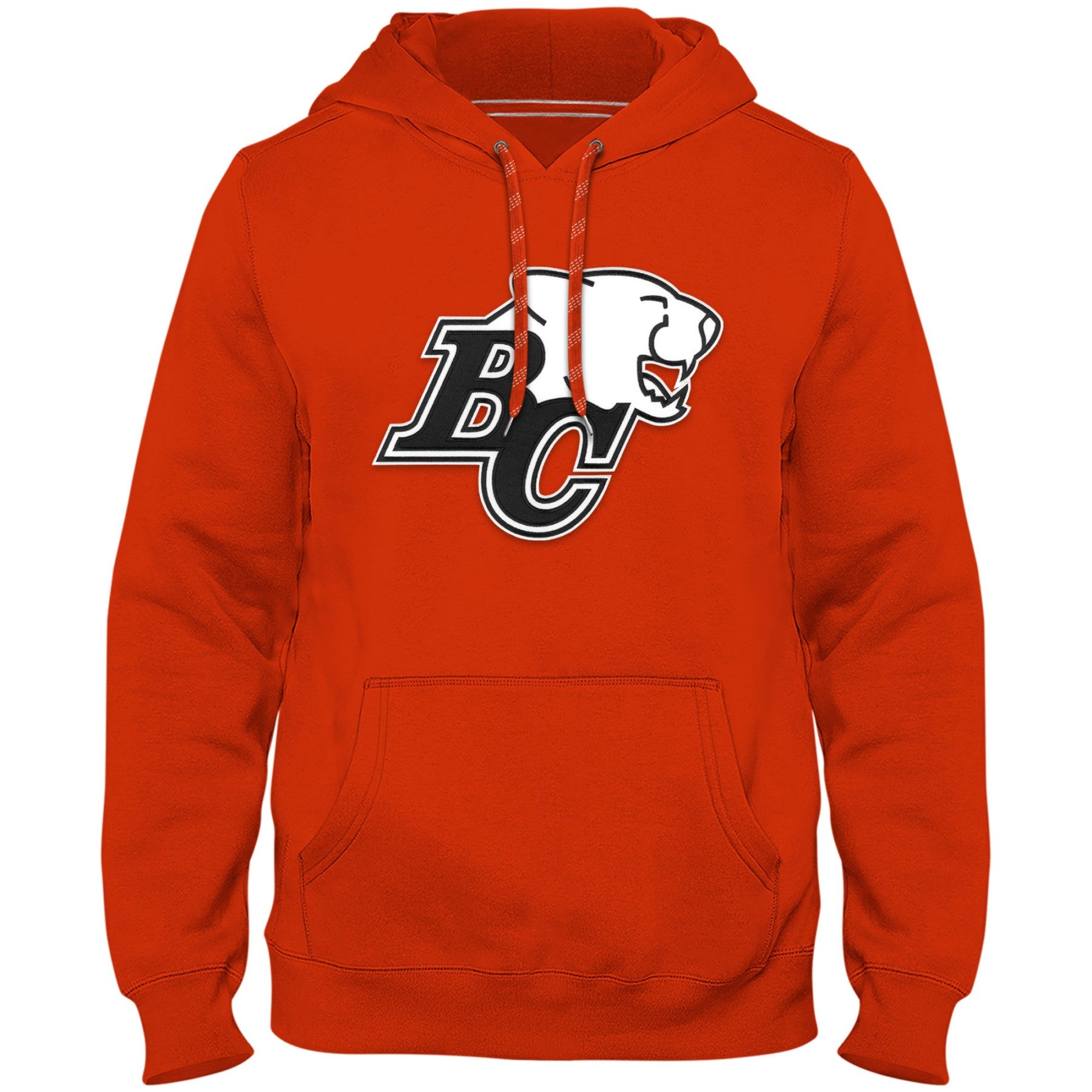 B.C Lions CFL Bulletin Men's Orange Shadow Express Twill Logo Hoodie