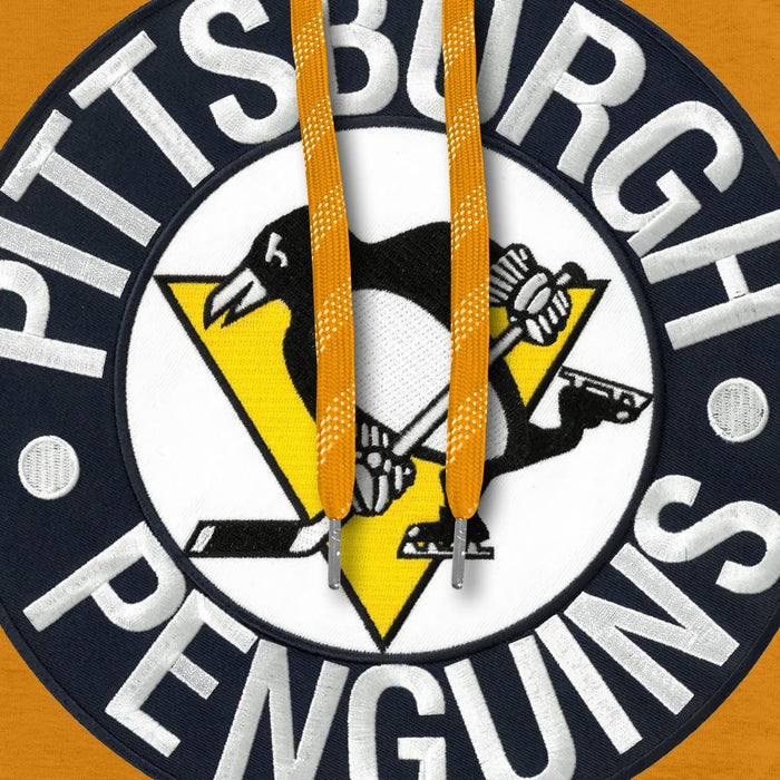 Pittsburgh Penguins NHL Bulletin Men's Gold Express Twill Logo Hoodie