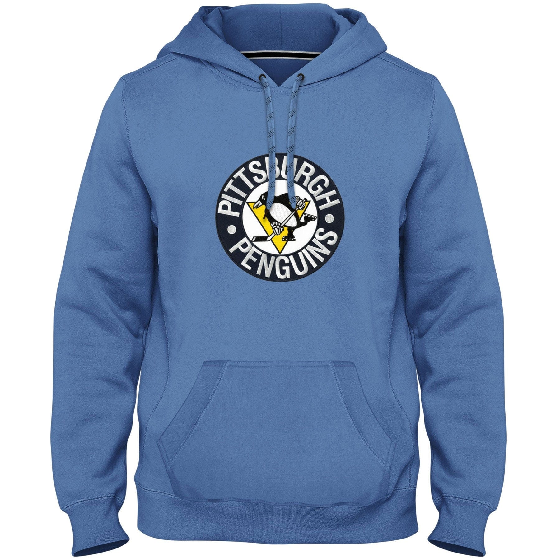 Pittsburgh Penguins NHL Bulletin Men's Light Blue Express Twill Logo Hoodie