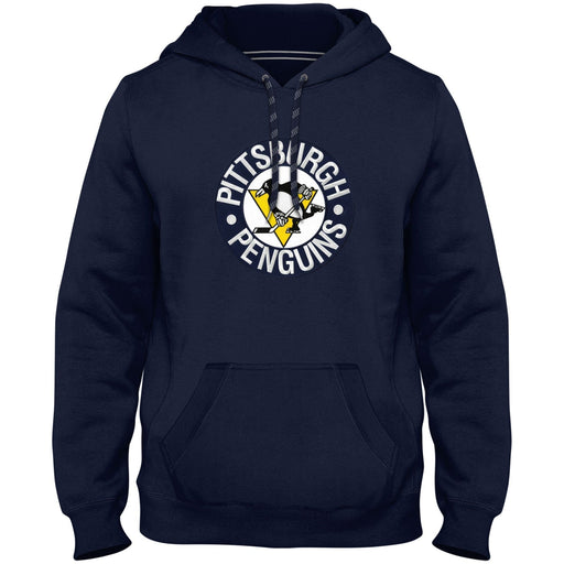 Pittsburgh Penguins NHL Bulletin Men's Navy Express Twill Logo Hoodie