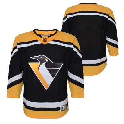Pittsburgh Penguins Boys Reverse Retro Premier Jersey - Black