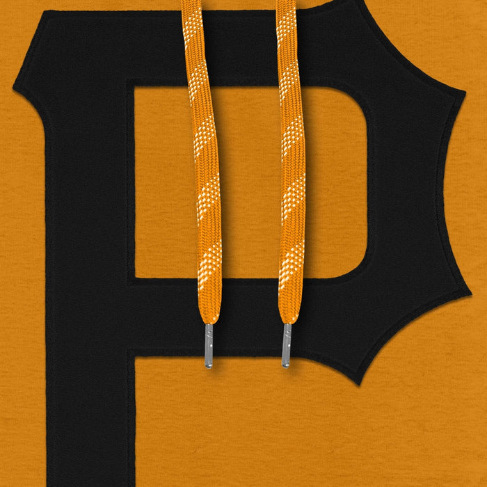 Pittsburgh Pirates MLB Bulletin Men's Gold Express Twill Logo Hoodie
