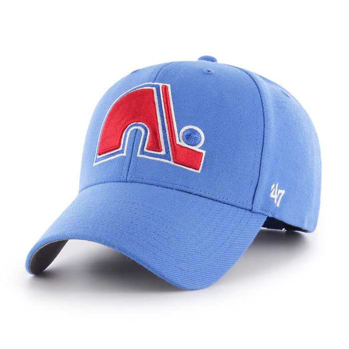 Quebec Nordiques NHL 47 Brand Men's Light Blue MVP Adjustable Hat