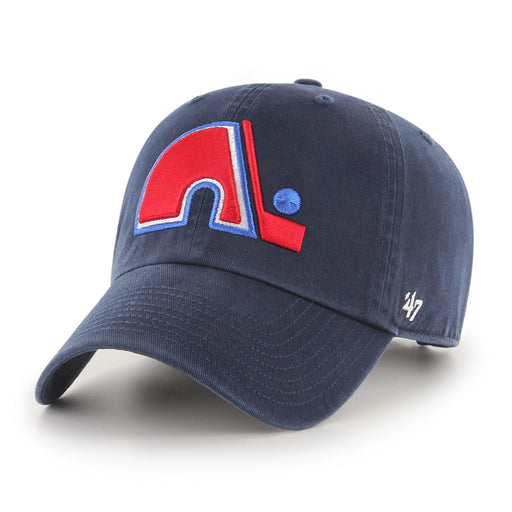 Quebec Nordiques NHL 47 Brand Men's Navy Clean Up Adjustable Hat